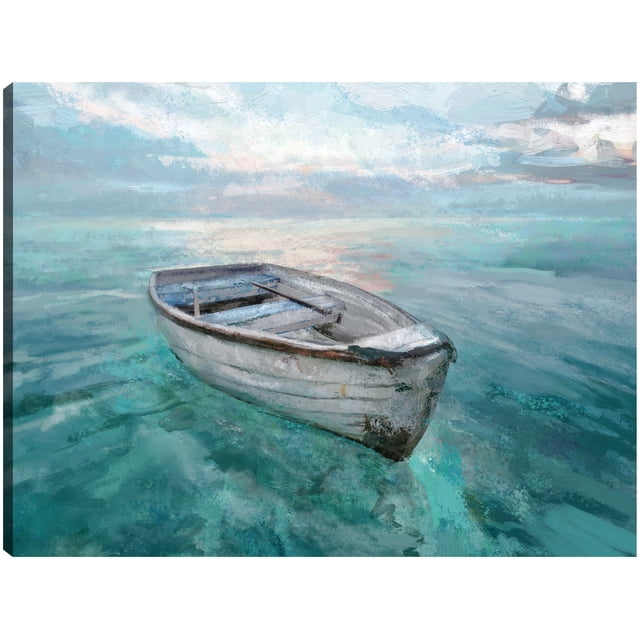 Cuadro Decorativo - mar tranquilo Jr Impresión en canvas, estrechado