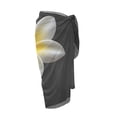 thumbnail image 6 of Yuyamidu Plumeria Flowers Sarong Wraps Swimsuit Coverup for Women Chiffon Wraps Beach Cover Up Comfortable Bikini Wrap Skirt Soft Long Bikini Wraps, 6 of 7