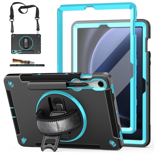 Funda Miesherk STOCK para Galaxy Tab S10 FE S9 FE 10.9" Verde Menta
