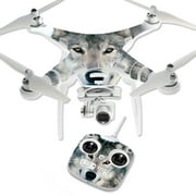 Skin Decal Wrap for DJI Phantom 3 Standard Quadcopter Drone Wolf