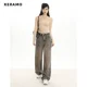 thumbnail image 5 of Pantalones vaqueros rectos estilo hip hop de cintura alta estilo retro americano para mujer, otoño 2023, estilo informal, estilo urbano grunge Y2K, 5 of 6