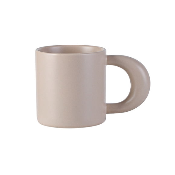 Billuyoard Taza de café de cerámica multiusos para viajes en casa, dormitorio, bebida, té de la leche, taza para bebidas, jarra reutilizable con asa para Teteras Café Ligero Billuyoard HA081206-03