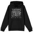 thumbnail image 4 of DC Comic Book Justice League Logo Black Hooded Sweatshirt - M, 4 of 6