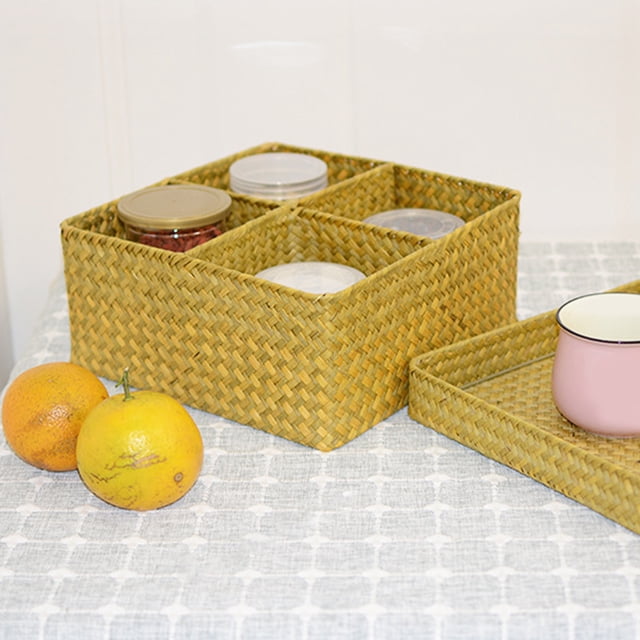unbranded Caja De Almacenamiento De Beige Para Con Tejido Y Gran Capacidad