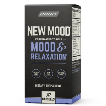 ONNIT New MOOD Daily Stress, Mood, and Relaxation Supplement s- 30 Ct