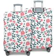 thumbnail image 2 of Stretch Luggage Cover XL(29-32in)– Elastic Travel Suitcase Protector with Handle Openings & Bottom Closure, Washable Polyester Spandex Suitcases Cover, Floral Flowers Print, 2 of 5
