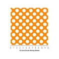 thumbnail image 4 of Rwraps Polka Dot Apricot Orange Matte Vinyl Film Wrap 59in x 1ft Vinyl Vehicle Car Film Sheet Roll, 4 of 9