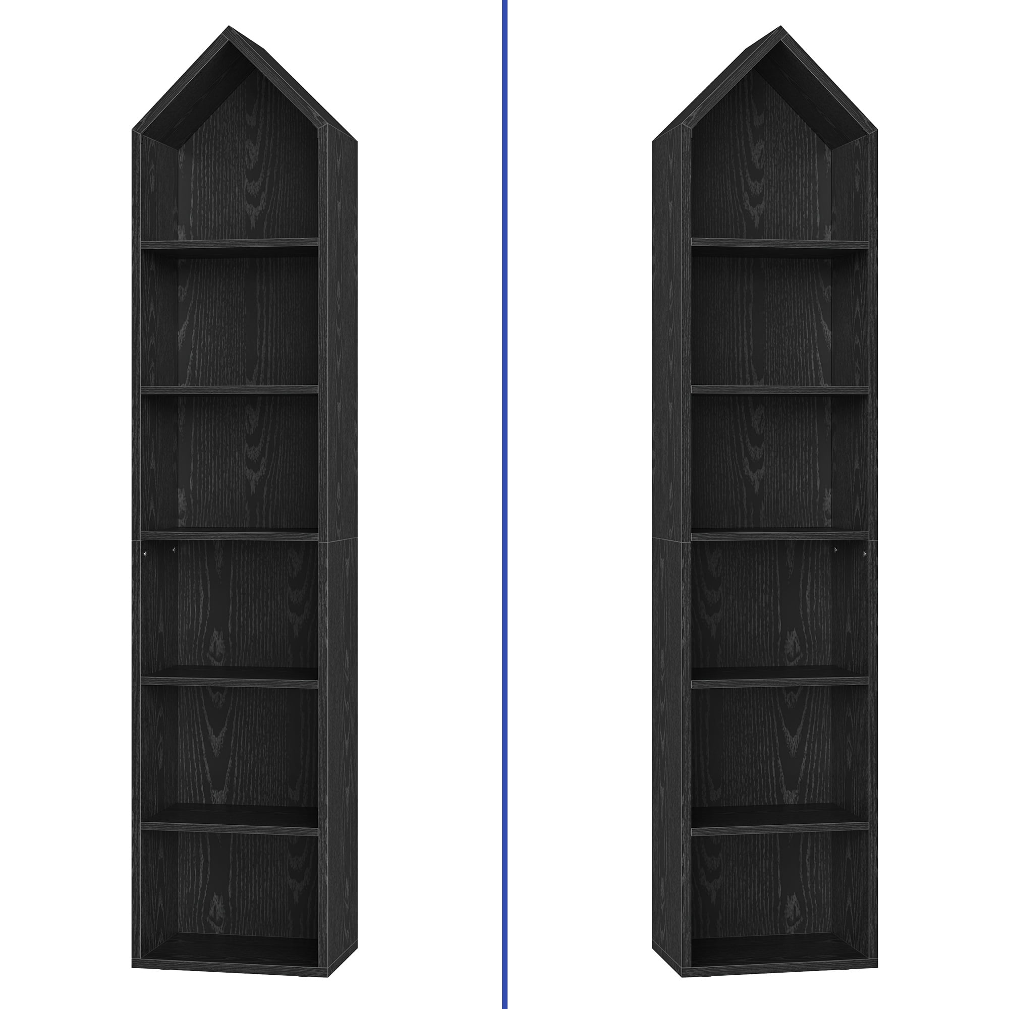 ModFusion Rattan 6-Tier Wood File Cabinet with Lock,