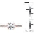 thumbnail image 4 of 1 Carat T.W. Diamond Classic 14kt Rose Gold Engagement Ring, 4 of 5