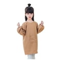 thumbnail image 1 of Kid Art Smock Solid Color with Pocket - Adjustable Apron for 2-12 Years - Polyester, 3 Sizes, Perfect for Painting/Crafting, 1 of 2