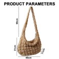 thumbnail image 2 of Bolsos tipo hobo con burbujas para mujer, bolso de mano acolchado para mujer, bolso acolchado, bolso de mano ligero y acolchado, bolso de hombro acolchado, 2 of 5