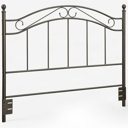 Dorel Living Winnie Full Queen Metal Spindle Headboard in Bronze