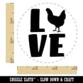 thumbnail image 2 of Chicken Love Egg Chicken Rubber Stamp - Small 3/4 Inch, 2 of 7