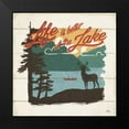 thumbnail image 2 of Penner, Janelle 20x20 Black Modern Framed Museum Art Print Titled - Vintage Lake IV, 2 of 5