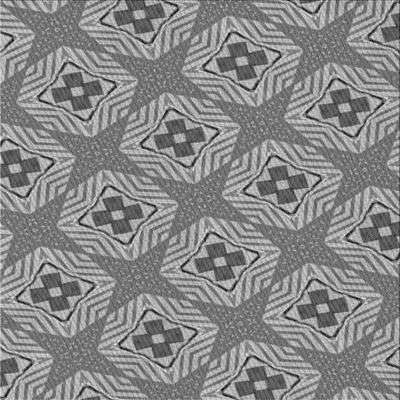 Ahgly Company Indoor Square Patterned Gray Cloud Gray Area Rugs, 4' Square