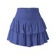 thumbnail image 1 of Gibobby faldas para mujer elegante Falda de pastel de doble capa plisada de color sólido de verano para mujer Falda de de chica caliente sexy(Azul, L), 1 of 4