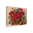 thumbnail image 2 of Trademark Fine Art 'Holiday Poinsettia Basket' Canvas Art by Barbara Mock, 2 of 3