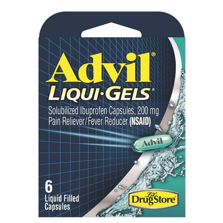 LIL D ADVIL LIQUID GEL TRIAL 6CT