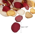 thumbnail image 2 of Uxcell Silk Rose Petals, 200 Pcs Artificial Flower Petals, Mixed Burgundy, 2 of 6