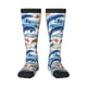 thumbnail image 1 of Fotbe Marine Animals Calcetas Divertidas Estampadas para Hombre y Mujer, Calcetas de Algodón hasta la Rodilla para Caminar, Correr, Enfermería y Embarazo, 1 of 6