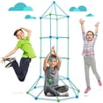 thumbnail image 2 of Construction Fort Building Castles Tunnels Tents Kit DIY 3D Magination Cultivation Play House Assemble Toys Children Gifts heqiyong LED, 2 of 2