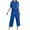 Blue, variant on 2 Picec of Outfit Sets for Womens Fashion Plus Size Summer and Autumn Casual Loose Fitting Straight Sports Short Sleeved Set