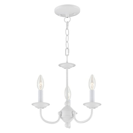 - Livex Lighting Home Basics 3 Light Mini Chandelier