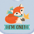thumbnail image 4 of Inktastic 1st Birthday Woodland Fox 1 Year Old Boys or Girls Baby Bib, 4 of 4