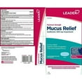 thumbnail image 3 of Leader Mucus, Chest Congestion Relief Maximum Strength, 1200mg Guaifenesin, 14 Extended-Release Tablets, 3 of 4