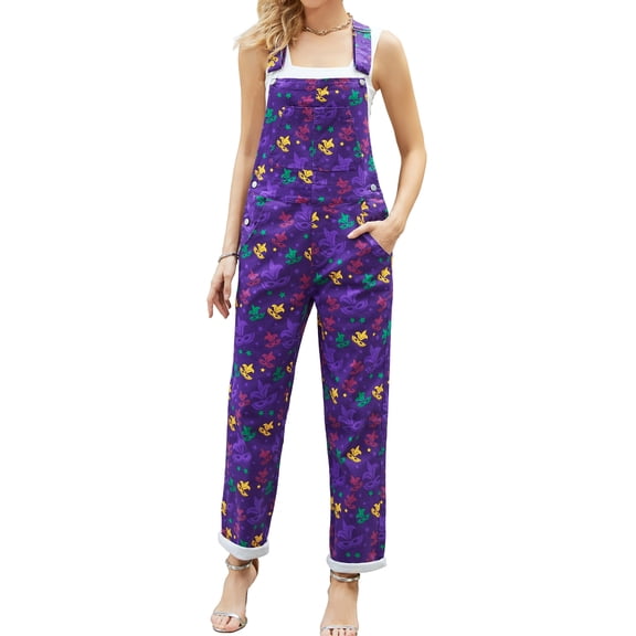 Jumpsuits for Women Fashion Overalls Printed Pants Bibs Coveralls Festival Outfits