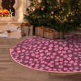 thumbnail image 5 of Sikiie Flowers With Green Leaves Christmas Tree Skirt, Christmas Tree Decorations, Christmas Decor, Tree Mat Decoration(30-48IN)-30", 5 of 6