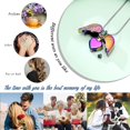 thumbnail image 5 of Angel Wing Cremation Urn Necklace for Ashes Openable Heart Loved Ones Keepsake Necklace Memorial Urn Pendant for Women Men, 5 of 7