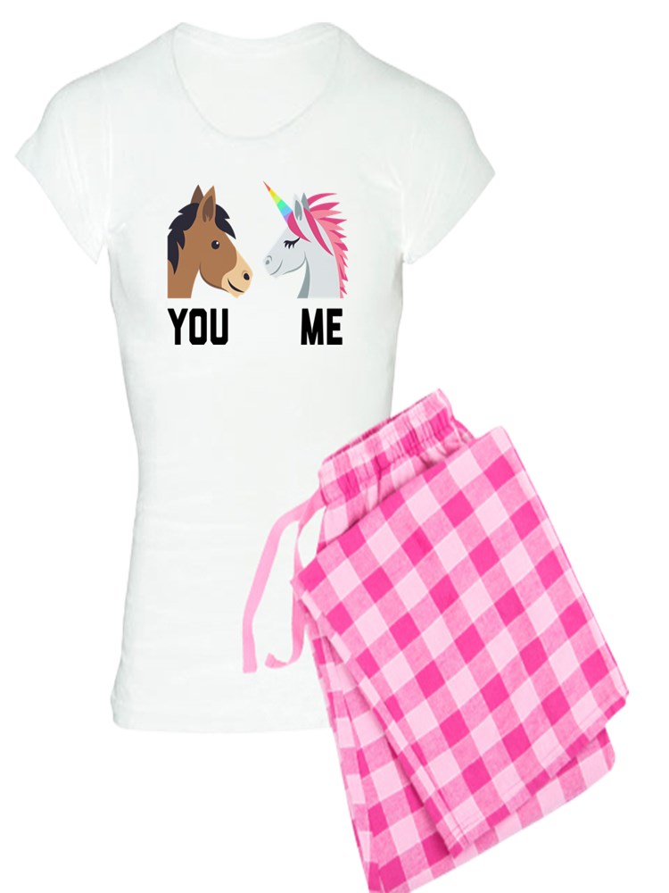Soft Long Pajama Shirt CafePress Unicorn Emoji Womens Nightshirt Cotton PJs//Pyjamas Pink