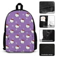 thumbnail image 2 of Hello Kitty 3 Piece Backpack Set With Lunch Box And Pencilcase Casual Bookbag, 2 of 6