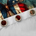 thumbnail image 4 of Homewish 3D Jungle Butterfly Black Out Curtains, Hunting Woodland Wildlife Curtains Pack of 2 (42x63 Each), American Flag Animal Bedroom Curtains, Living Room Curtains Decor, 4 of 6