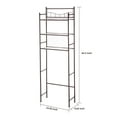 Mainstays Over the Toilet Steel 3Shelf Bath Shelves Space Saver