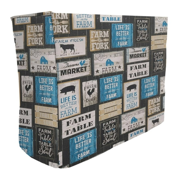 Farm To Table Cover Compatible with Ninja Foodi Digital Air Fry Oven by Penny's Needful Things (Blue)