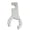 #A03-White, variant on Gas Valve Wrench - Double Head Spanner, Multifunctional Cylinder Tool, Adjustable Non Slip Grip | Versatile Plumbing Automotive HVAC RV Repair Home Camping Outdoor Welding Maintenance Aid