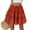 Saffron, variant on WTOBBY Women's High Waist Solid Color Summer Mini Skirt Anti-Static Lined Short Skirt with Built-in Shorts Casual Flowy A-Line Skirt for Daily Outing,Black S