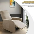 thumbnail image 6 of LKJYER Recliner Chair Covers 4 Pieces Waterproof Small Recliner Sofa Slipcover Stretch Recliner Slipcover for Lazyboy Recliner Chair with Storage Pocket Furniture Protector for Living Room, 6 of 7