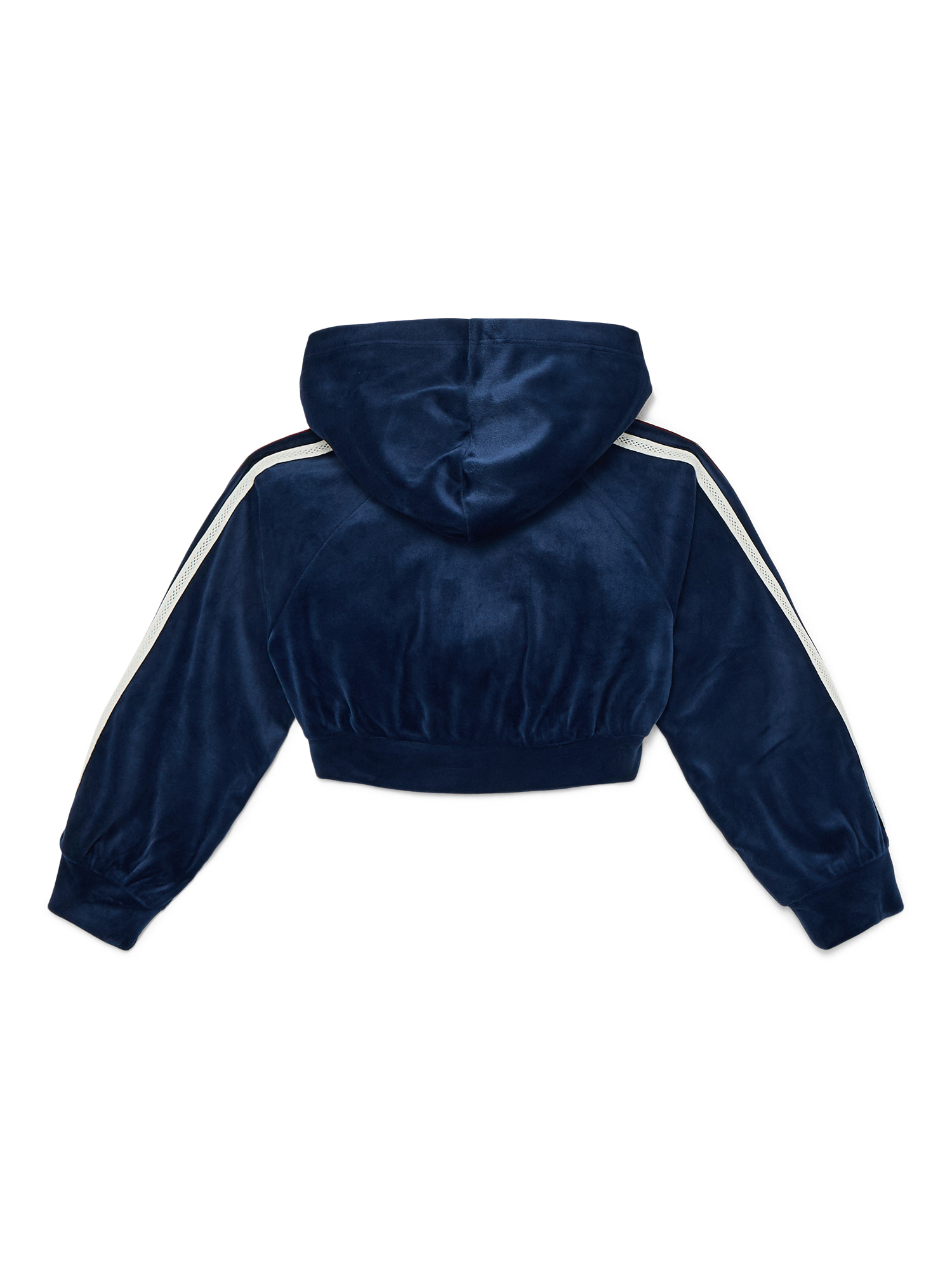 Weekend Academy Girls Velour Full Zip Hoodie, Size 4-18