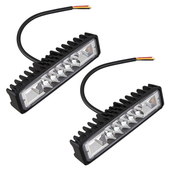 2X 48W Work Light Led Light Bar Red White Blue for Offroad Atv Suv Motorcycle Truck Trailer Car Accessories 12V