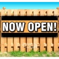 thumbnail image 1 of Now Open! 13 oz Vinyl Banner With Metal Grommets, 1 of 4