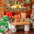 thumbnail image 2 of serony Christmas Decoration Balloons Banner Set Banners Sequin Balloons Bells Party Props Set, 2 of 8