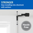 thumbnail image 4 of Mainstays Easy Hang Curtain Rod, Adjustable 30-84 Inches, Matte Black, 4 of 10