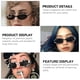 thumbnail image 2 of 2 pares de gafas de sol con estilo Gafas de sol de fiesta Gafas creativas Gafas de moda, 2 of 6