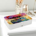 thumbnail image 6 of Vehicle Pu Leather Jewelry Box Earring Organizer Travel Organizer with Removable Compartment Portable, 6 of 6
