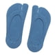 thumbnail image 4 of Calcetines de chanclas de dos dedos para mujer, calcetines de algodón con puntera dividida, calcetines invisibles de verano, dos Azul oscuro, 4 of 9