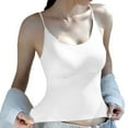 thumbnail image 4 of Hontri Womens Daily Solid Bra - Adjustable Straps for Comfort White L, 4 of 5