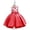 Red, variant on Herrnalise Toddler Girls Solid Color Pearl Embroidery Bowknot Birthday Party Flowers Gown Kids Dresses